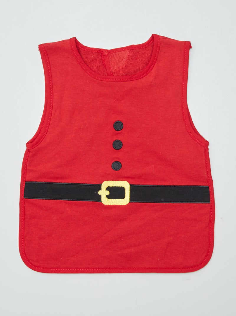Babete avental 'Natal' VERMELHO - Kiabi
