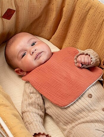 Babete bebé em gaze de algodão | sevira kids