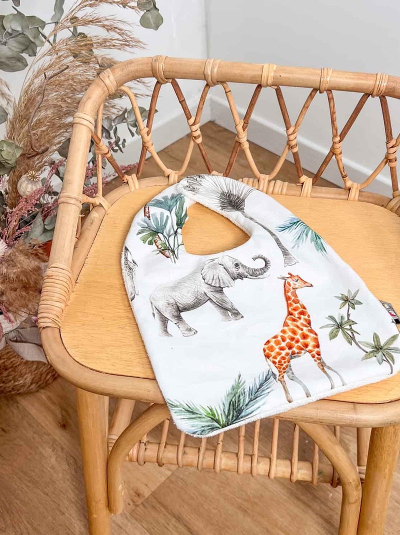 Babete de bebé em algodão | sevira kids Branco - Kiabi