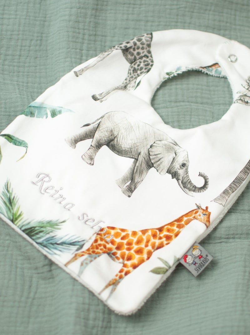 Babete de bebé em algodão | sevira kids Branco - Kiabi
