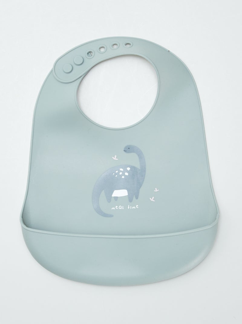Babete em silicone VERDE - Kiabi