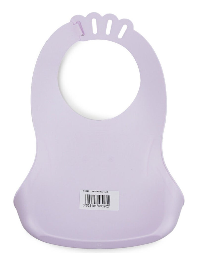 Babete impermeável thermobaby bibou com bolso de recolha ajustável bpa-free Malva lilás - Kiabi