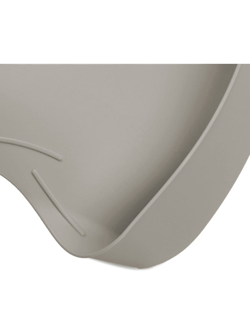 Babete impermeável thermobaby bibou com bolso frontal para alimentos Cinza - Kiabi