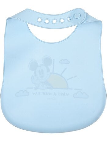 Babete mickey mouse bebé menino | licença oficial