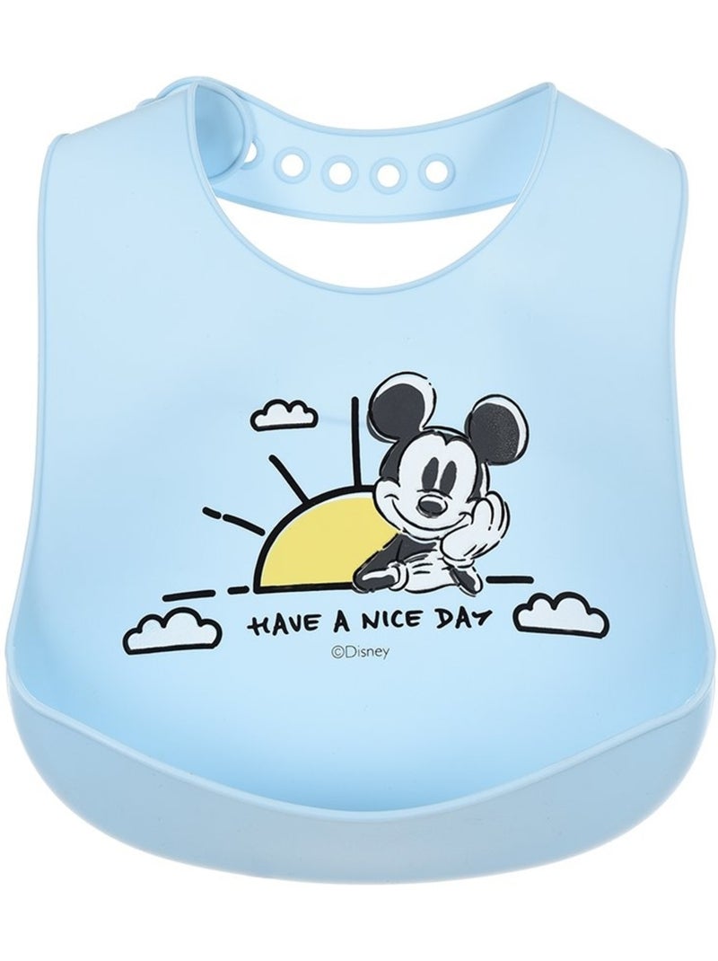 Babete mickey mouse bebé menino | licença oficial Azul - Kiabi