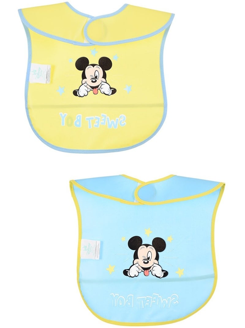 Babete mickey mouse bebé menino | licença oficial Multicolorido - Kiabi