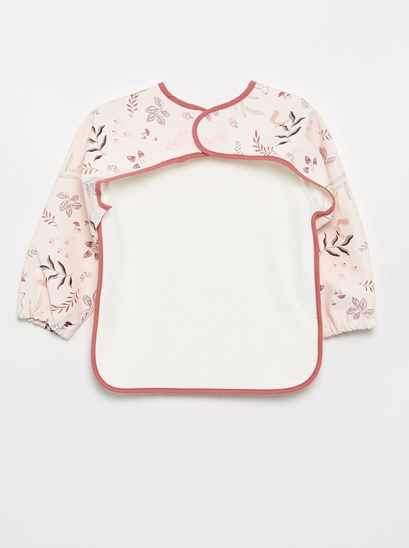 Babete plastificado 'Petit Béguin' Rosa - Kiabi