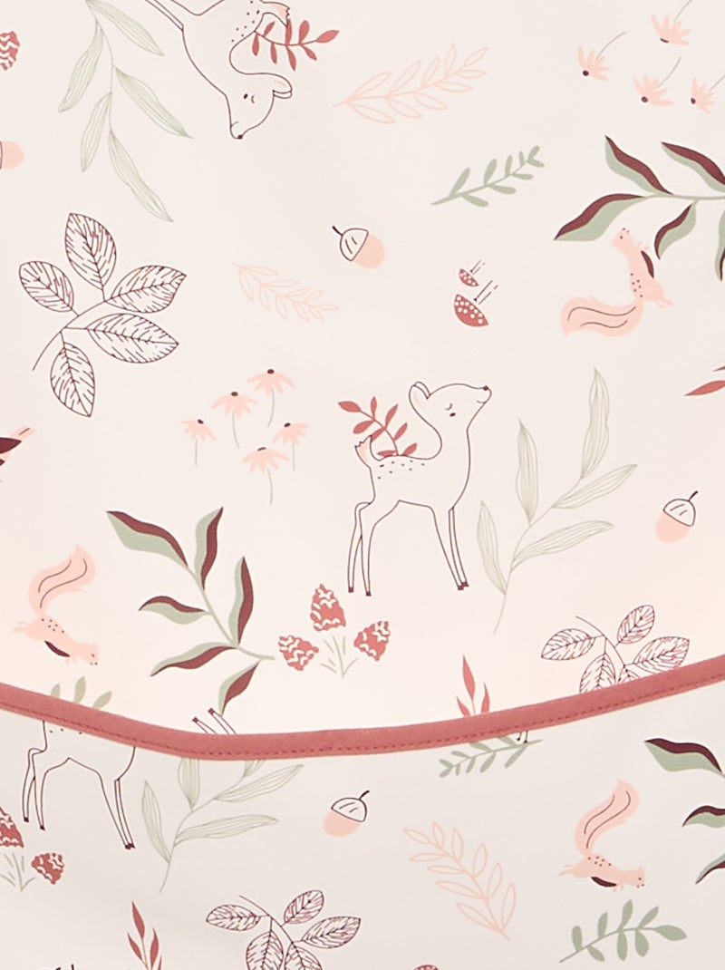 Babete plastificado 'Petit Béguin' Rosa - Kiabi