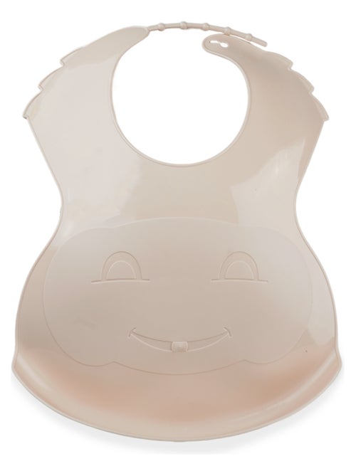 Babete semi-rígida thermobaby impermeável com coletor de alimentos e fecho - Kiabi Babete semi-rígida thermobaby impermeável com coletor de alimentos e fecho - Kiabi