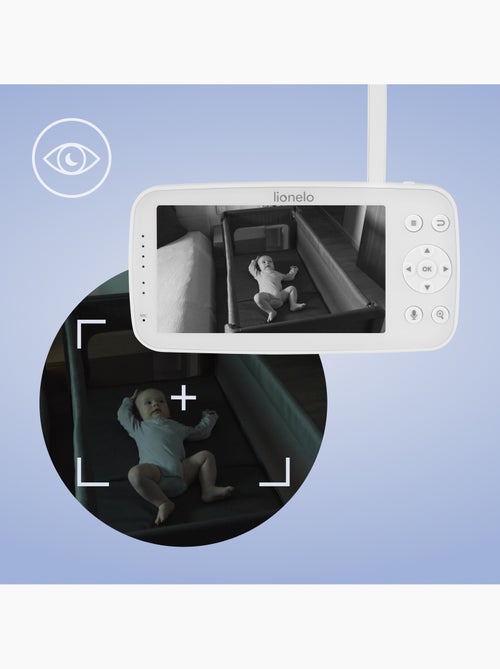 Baby monitor video LIONELO Babyline 8.4 - Monitor - App mobile - Portata 300 m - Kiabi