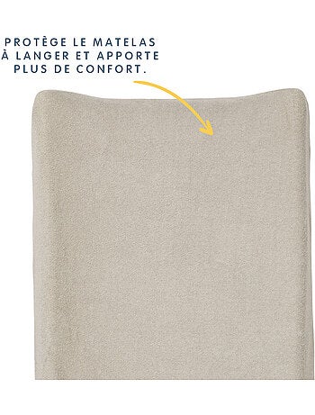 Babycalin - capa para trocador 50 x 70 em algodão/poliéster - taupe