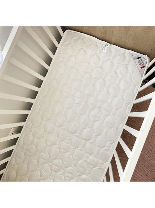 Babycalin - colchão de cama de bebê climatizado 70 x 140 cm - poliéster/polipropileno - branco - Kiabi Babycalin - colchão de cama de bebê climatizado 70 x 140 cm - poliéster/polipropileno - branco - Kiabi