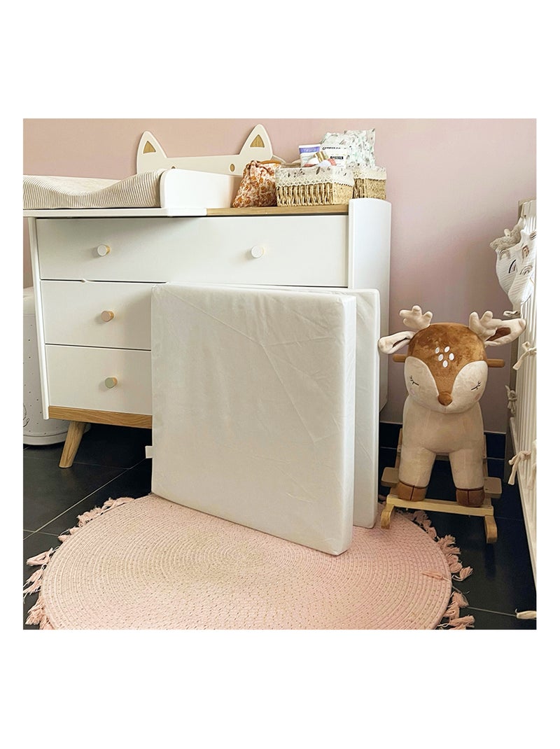 Babycalin - colchão dobrável para bebê 60 x 120 cm - 100% polipropileno - branco Branco - Kiabi
