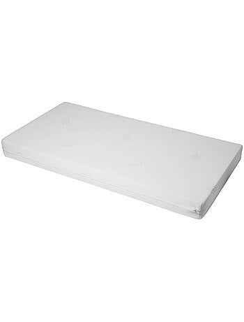Babycalin - colchão higiênico removível para cama de bebê 60 x 120 cm - 100% poliuretano - branco