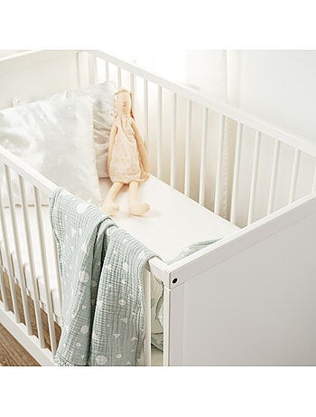 Babycalin - colchão higiênico removível para cama de bebê 60 x 120 cm - 100% poliuretano - branco