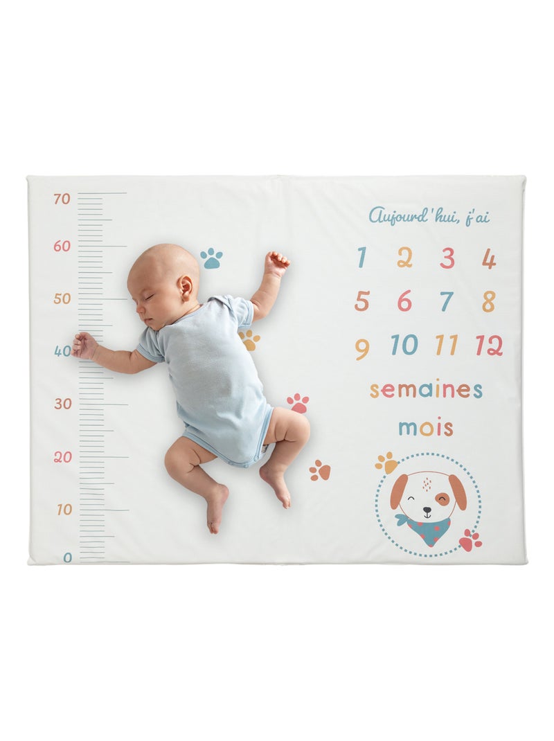 Babycalin - tapete de brincar para bebê festa de aniversário para cachorrinhos - 72,5 x 92 x 2,5 cm Castanho-avelã - Kiabi