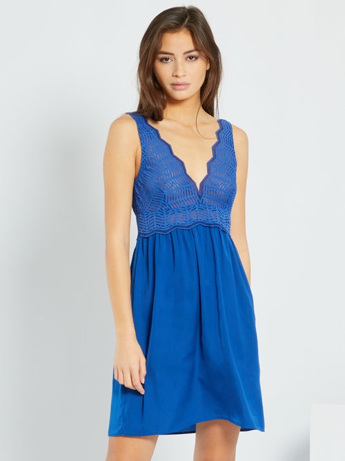 Babydoll decote profundo - Kiabi