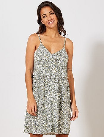 Babydoll em malha soltinha - Kiabi