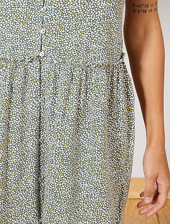 Babydoll em malha soltinha - Kiabi