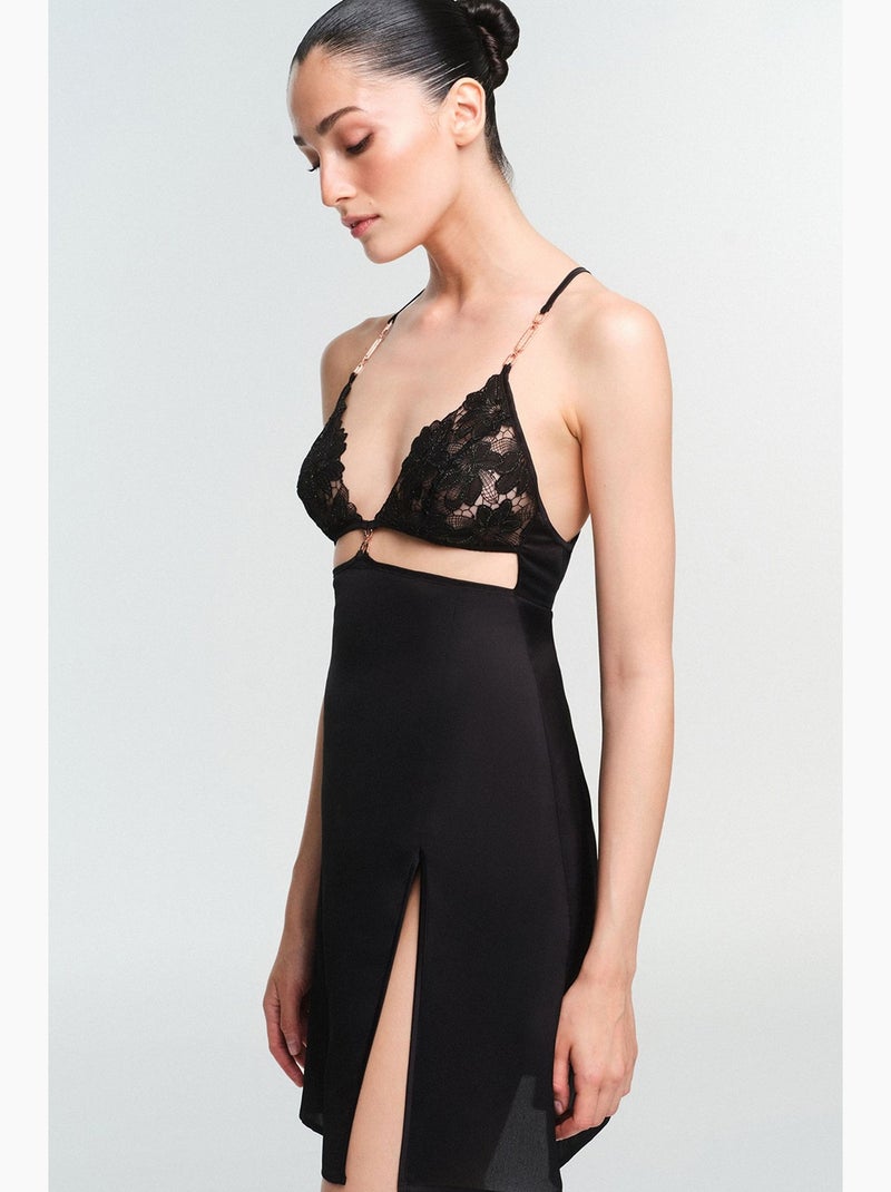 Babydoll obsidia feminino penti Preto - Kiabi