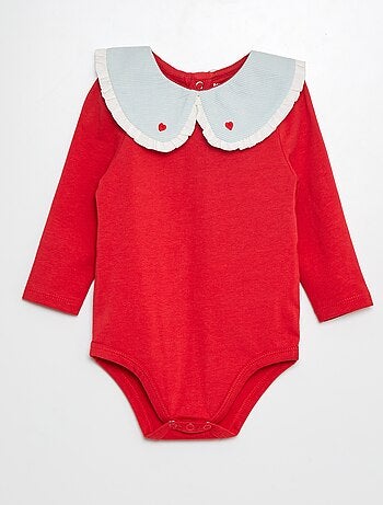 Babygro com gola claudine de fantasia