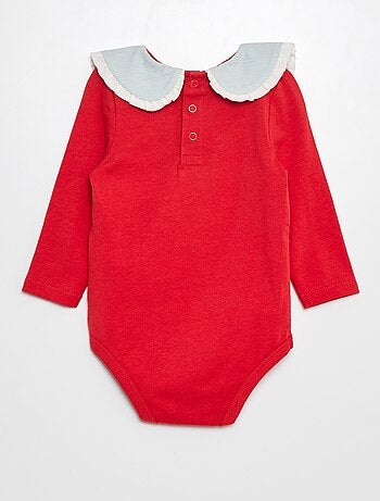 Babygro com gola claudine de fantasia