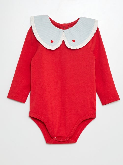 Babygro com gola claudine de fantasia - Kiabi