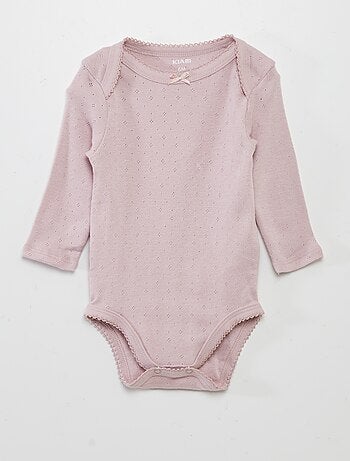 Babygro de manga comprida e gola americana - Lote de 3