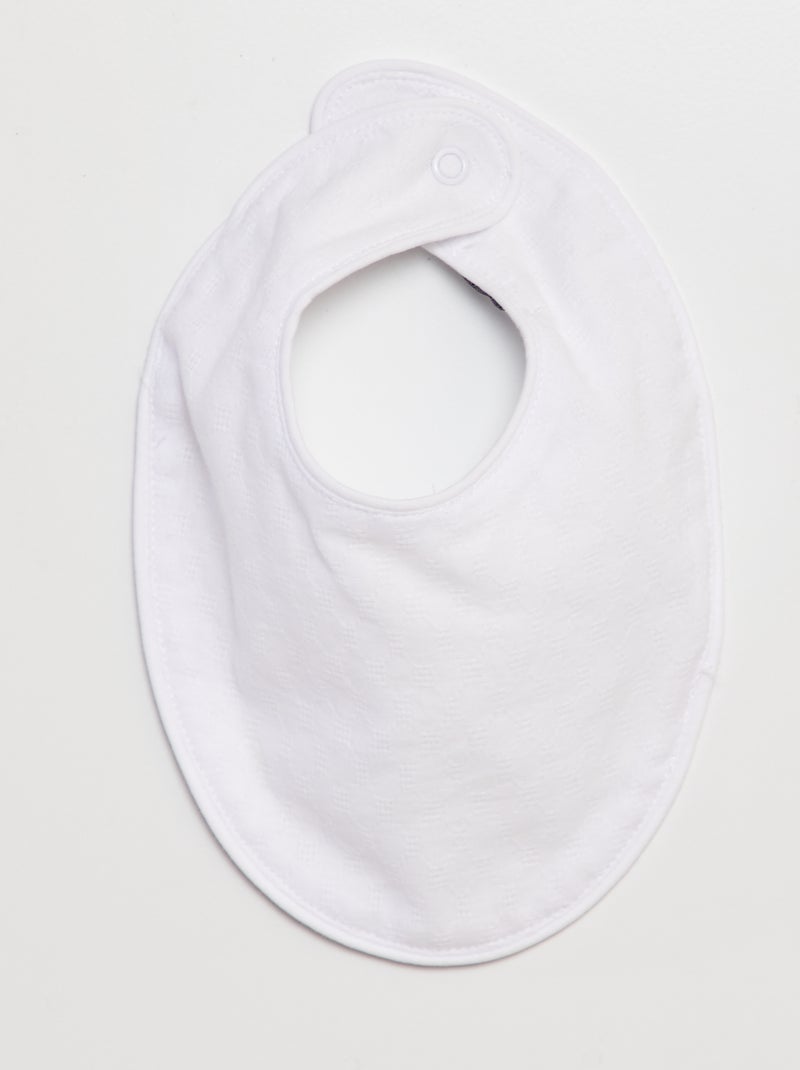 Babygro em veludo para cerimónia Branco - Kiabi