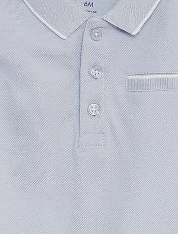Babygro polo de manga comprida