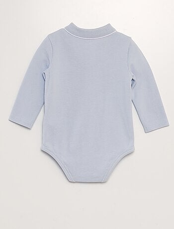 Babygro polo de manga comprida