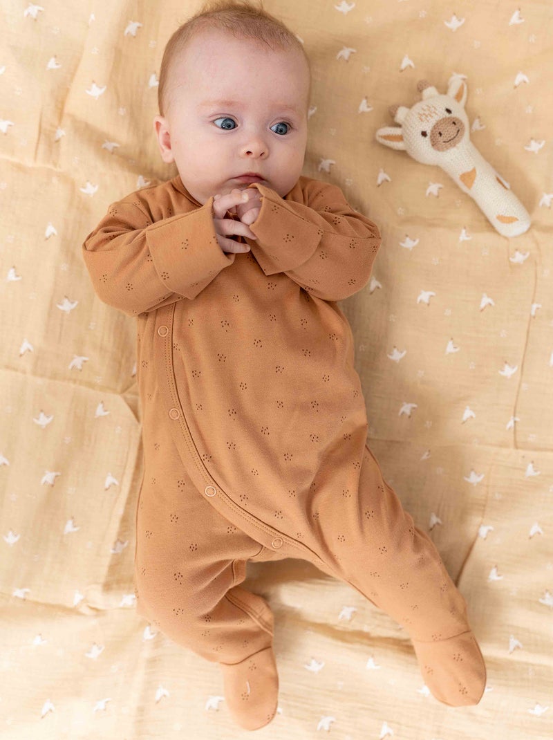 Babygrow + body - 2 peças CASTANHO - Kiabi