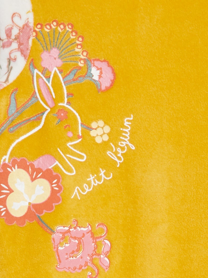 Babygrow com estampado AMARELO - Kiabi
