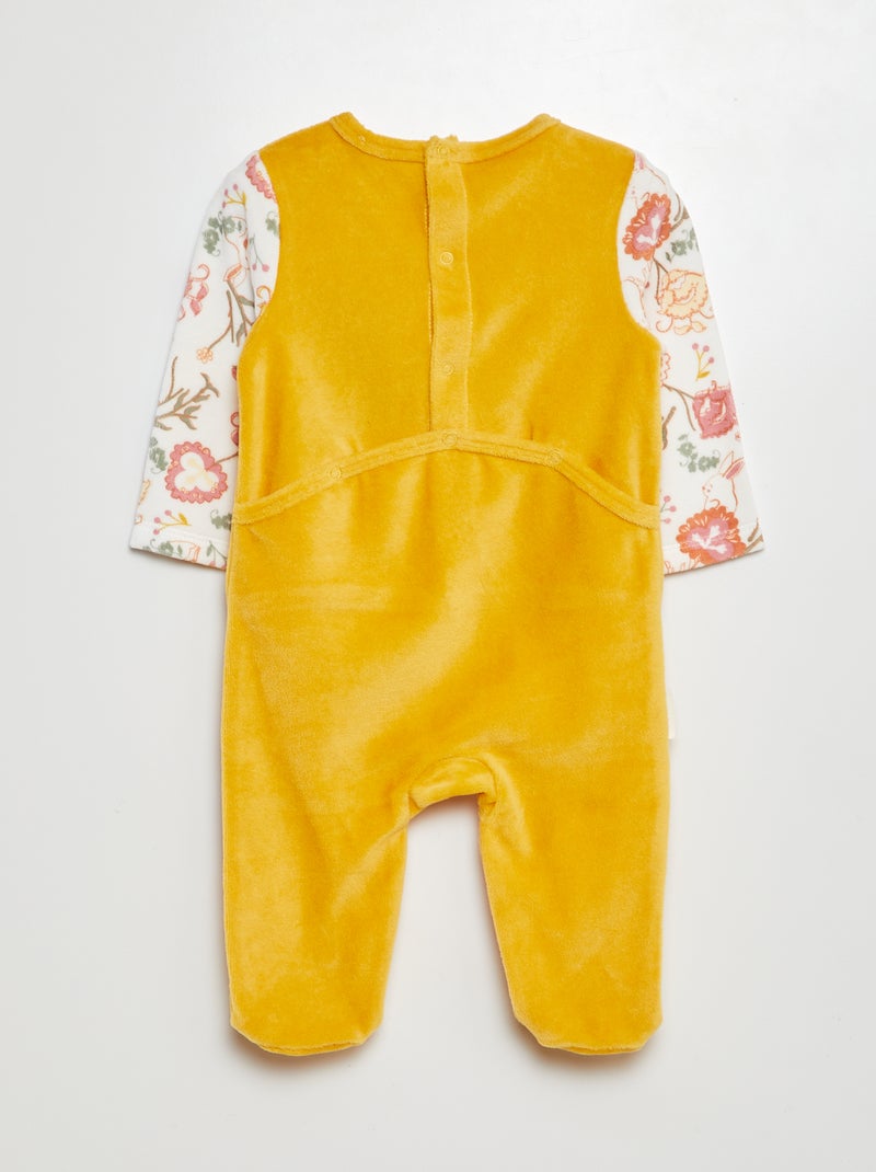 Babygrow com estampado AMARELO - Kiabi