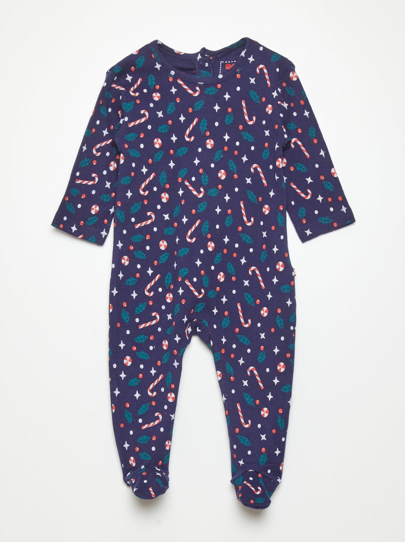 Babygrow com estampado AZUL - Kiabi