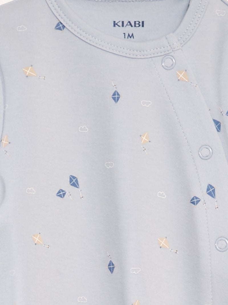 Babygrow com estampado AZUL - Kiabi