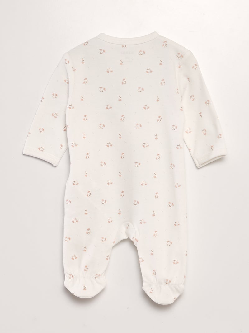 Babygrow com estampado BRANCO - Kiabi