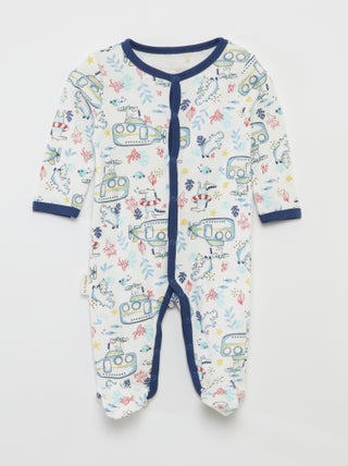 Babygrow com pés 'Petit Béguin'