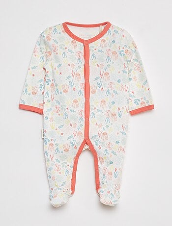 Babygrow com pés 'Petit Béguin'