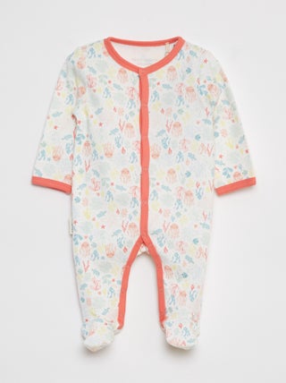 Babygrow com pés 'Petit Béguin'