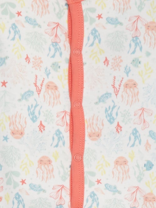 Babygrow com pés 'Petit Béguin' - Kiabi