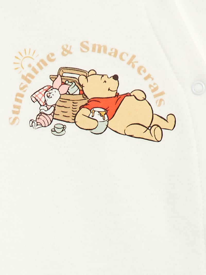 Babygrow cruzado 'Winnie' Branco - Kiabi