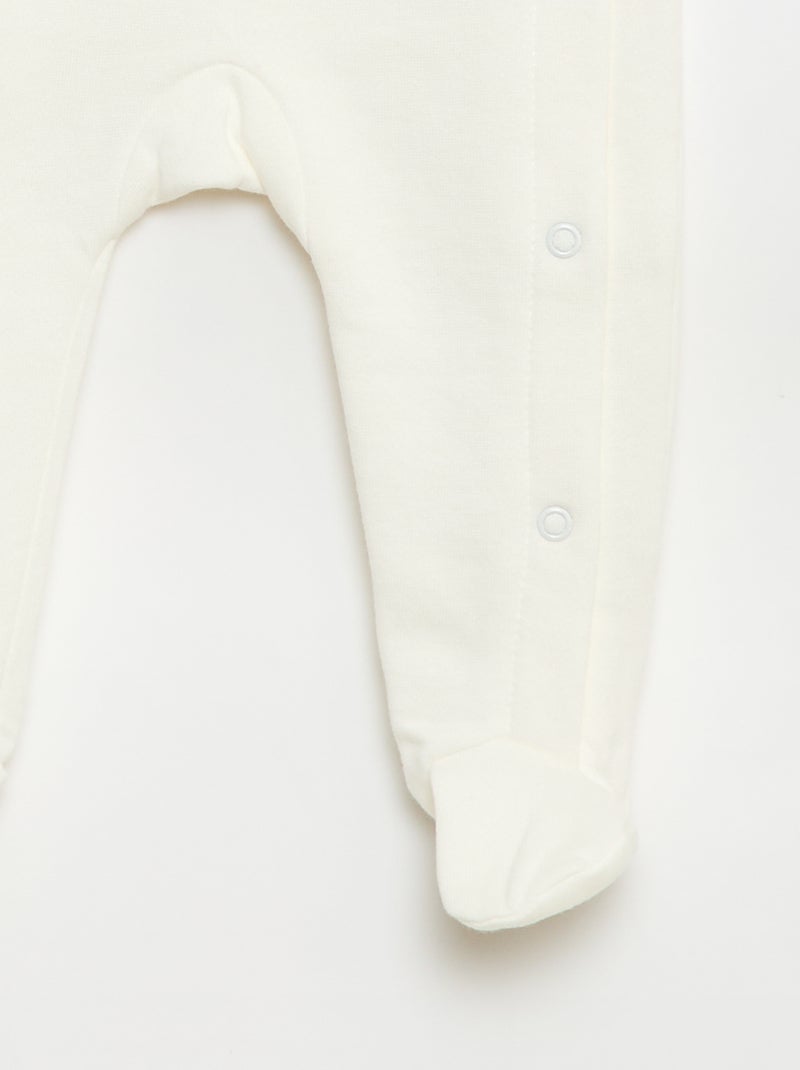 Babygrow cruzado 'Winnie' Branco - Kiabi