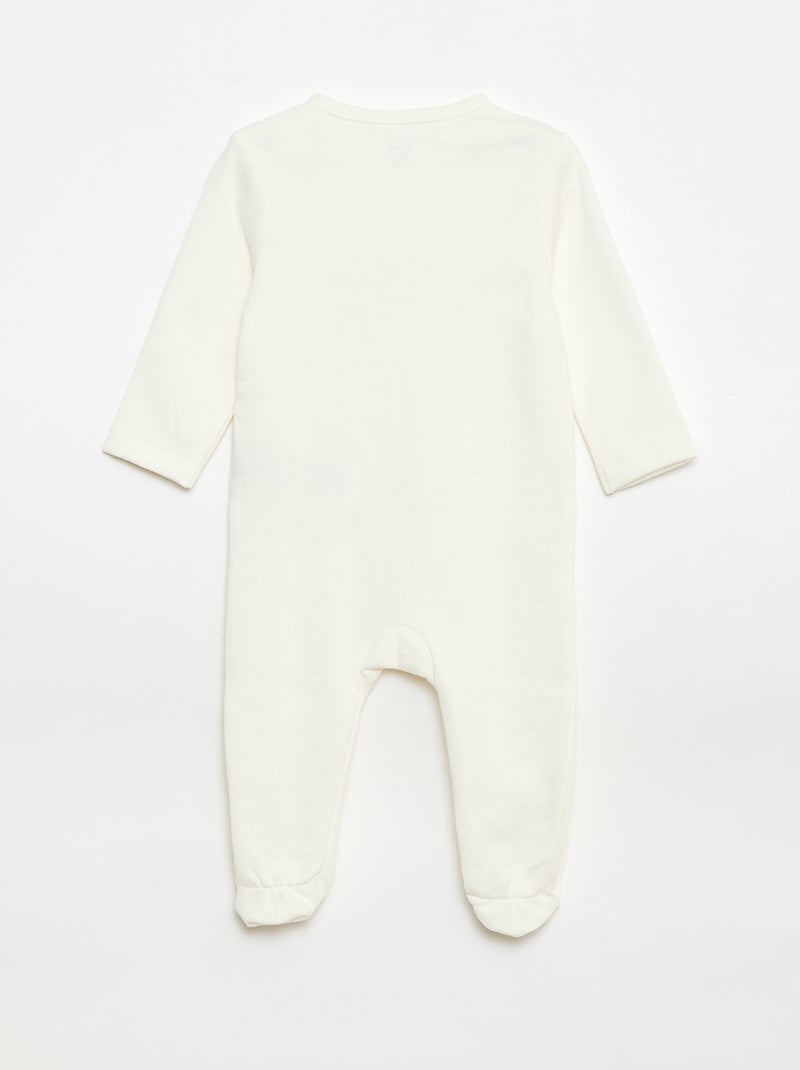 Babygrow cruzado 'Winnie' Branco - Kiabi