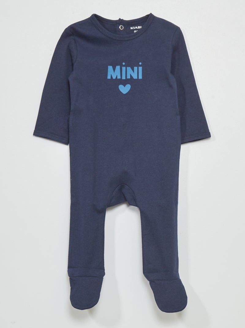 Babygrow de jersey AZUL - Kiabi