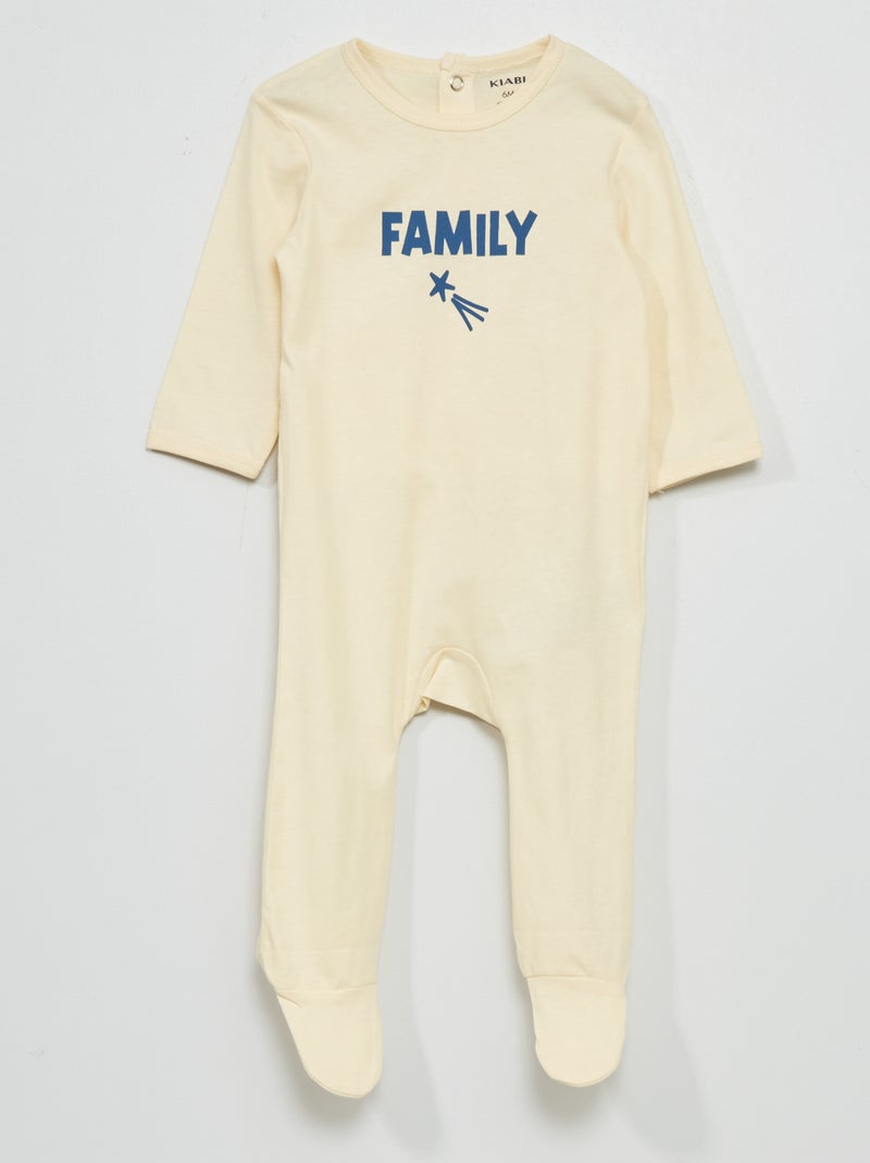 Babygrow de jersey BRANCO - Kiabi