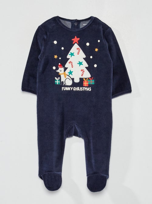 Babygrow de veludo - Kiabi