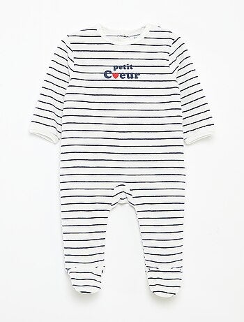 Babygrow de veludo com desenho