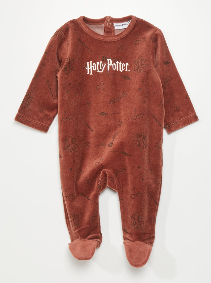 Babygrow de veludo 'Harry Potter' CASTANHO - Kiabi