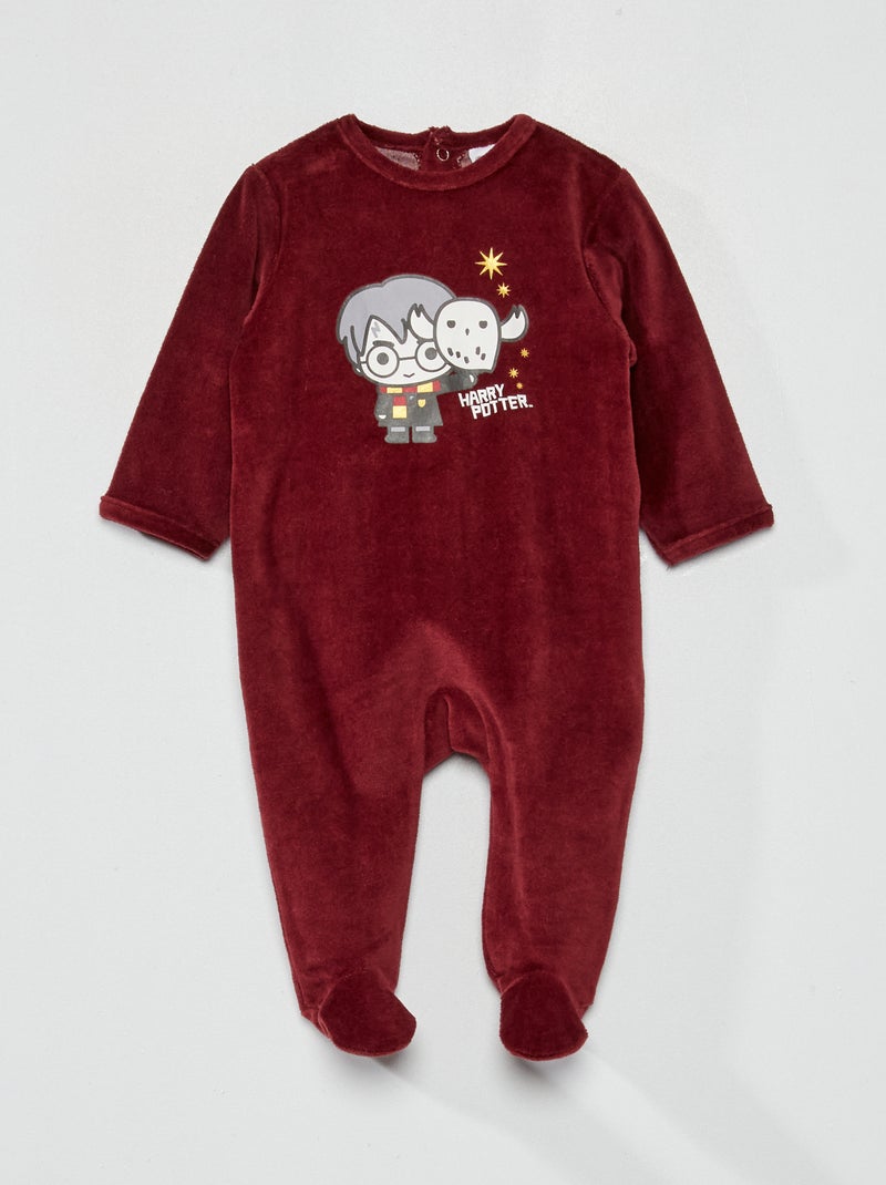 Babygrow de veludo 'Harry Potter' VERMELHO - Kiabi